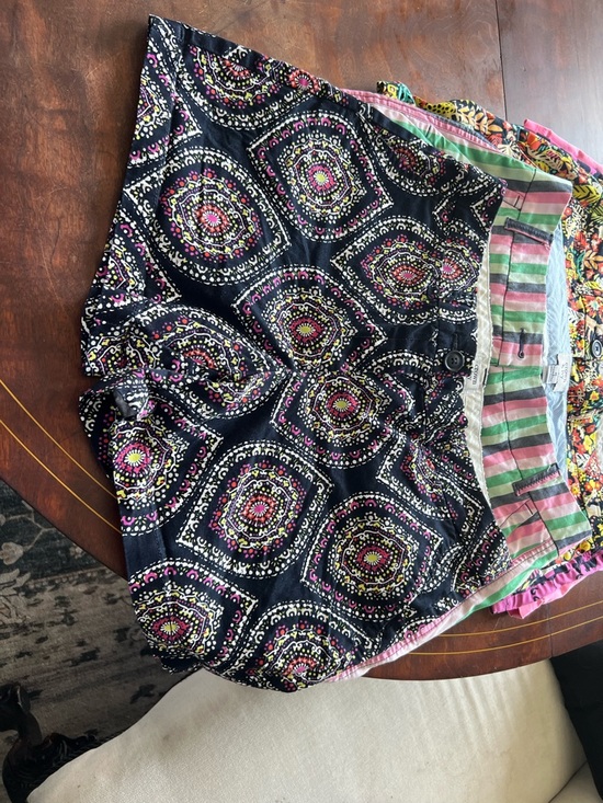 crown & ivy Pants - crown & ivy Navy Multi Medallion Print Women’s Shorts